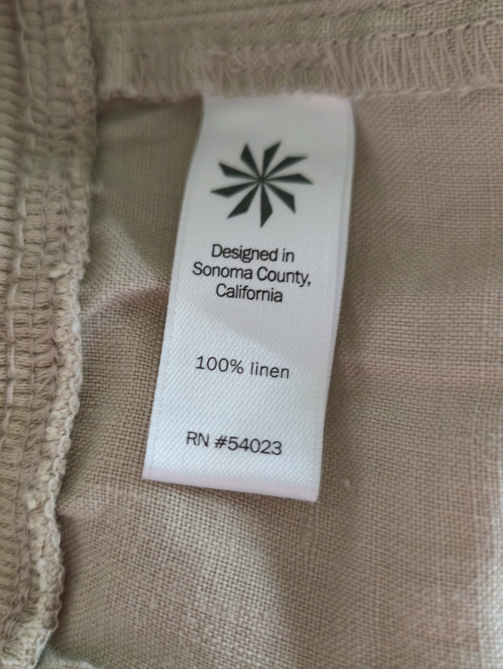 ATHLETA 100% Linen Skirt 4 Athleisure Pool Casual Travel Natural French Girl